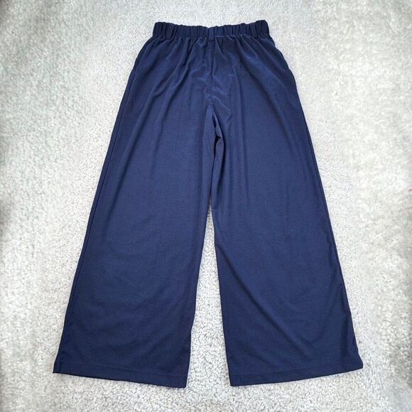 Halara High Waisted Plicated Side Pockets Wide Leg Waffle Pant Large NEW - Picture 3 of 10